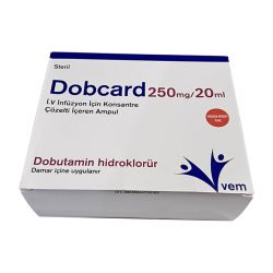 Добутамин Добкард Dobcard (dobutamine) р-р д/ин амп 250мг/20мл в Барнауле и области фото